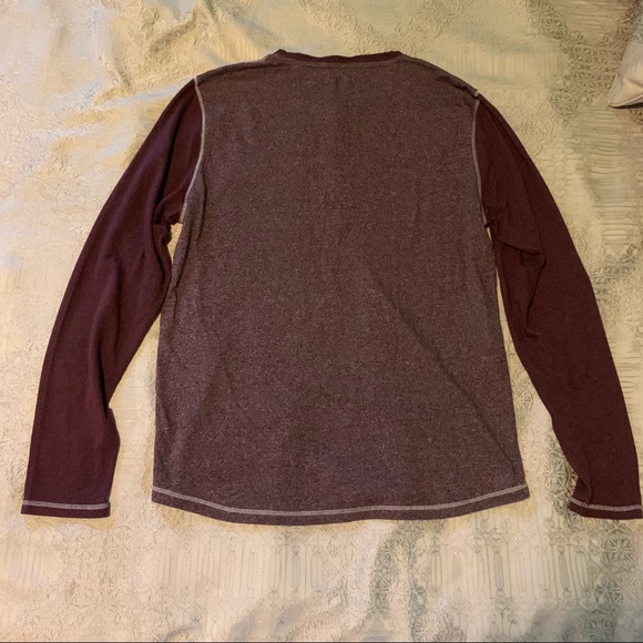 Burgundy Men’s Express Long Sleeve - Picture 2 of 3